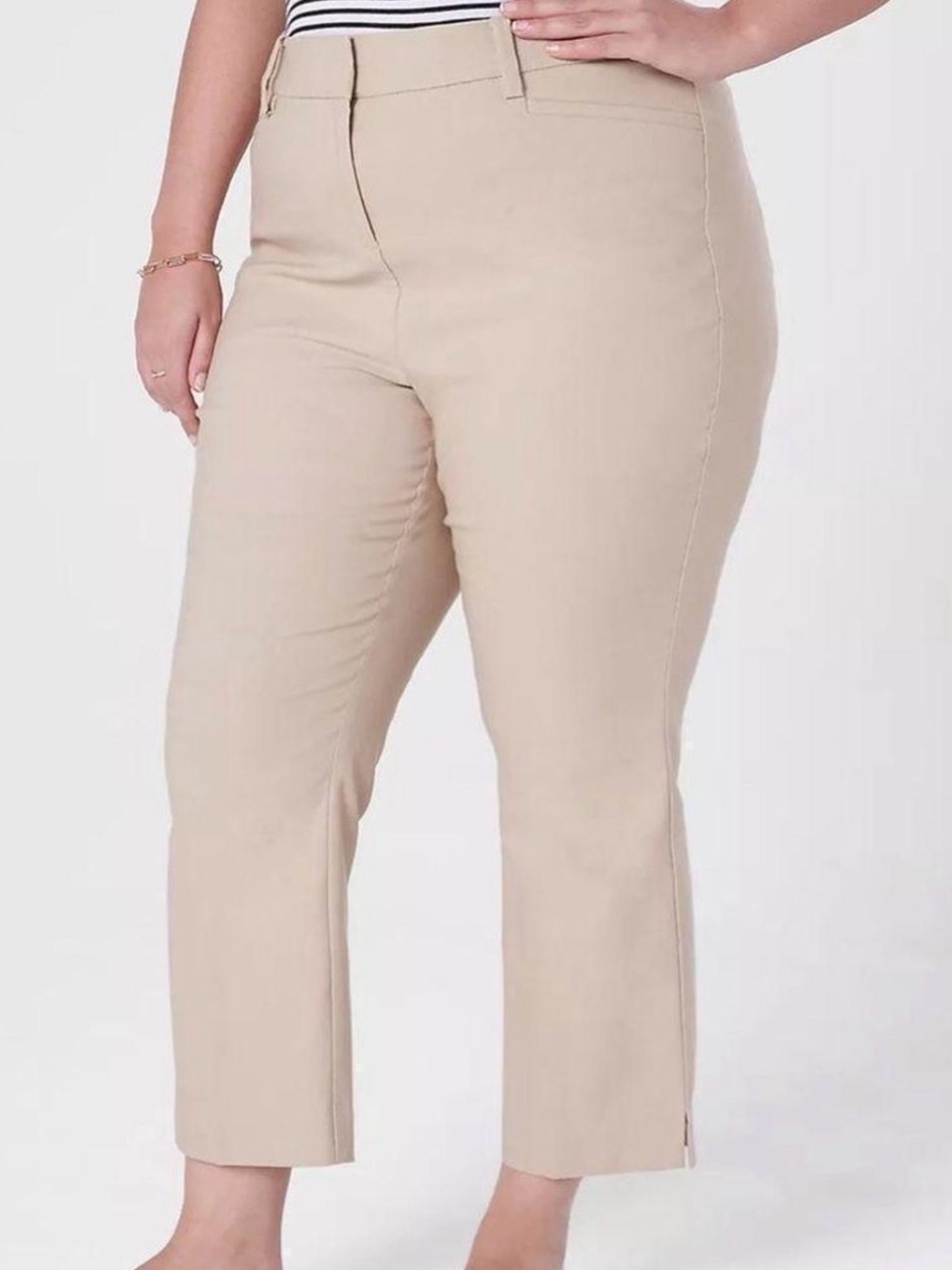 Lane Bryant The Ashley Crop Pant NWT - Picture 2 of 5